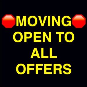 Entire closet must go. I am accepting reasonable offers on all items.